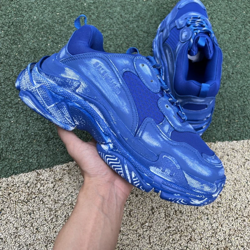 Balenciaga Triple S - Blue/Light Blue/Navy - image
