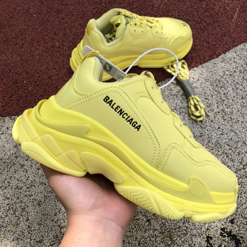 Balenciaga Triple S - Beige/Mustard/Yellow - image