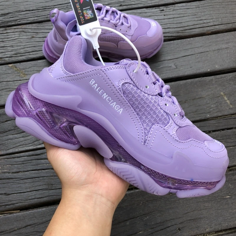 Balenciaga Triple S - Violet/Light Grey/Dark Grey - image