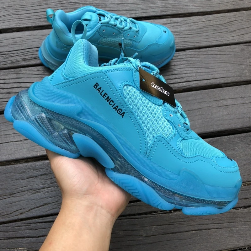 Balenciaga Triple S - Blue/Light Blue/Navy - image