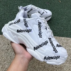 Balenciaga Triple S - White/Cream/Black