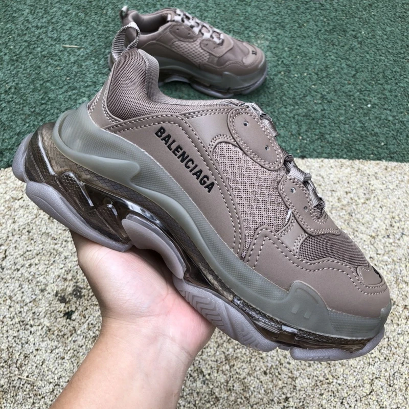 Balenciaga Triple S - Dark Grey/Cream/Grey - image