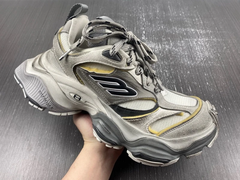 Balenciaga Cargo Sneaker - Black/Dark Grey - image