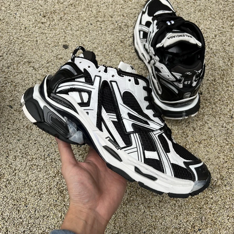 Balenciaga Runner White Black White Black/White - image