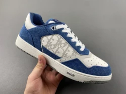 CD B27 Low White Blue Denim