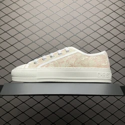 CD Walk'n'Dior Sneaker "Pink Toile de Jouy Embroidery"