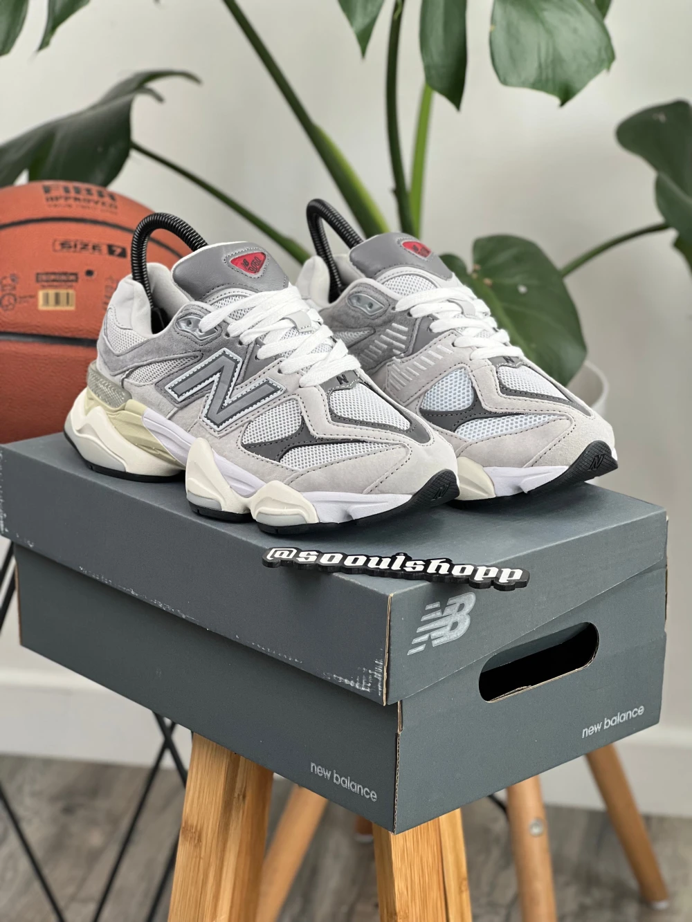 New Balance 9060 - Rain Cloud Grey - image