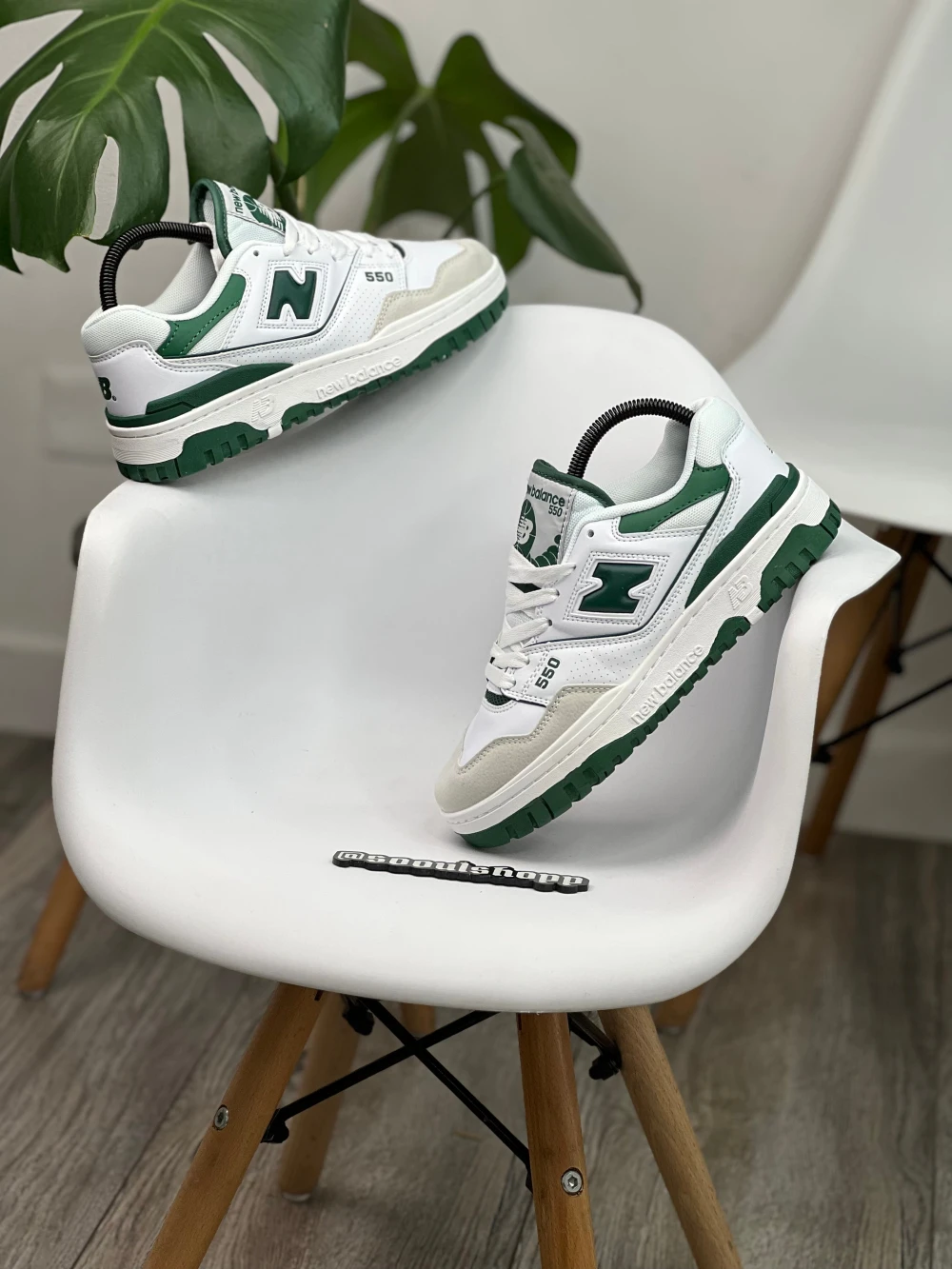 New Balance 550 - White Green - image