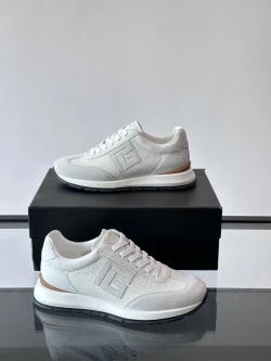 Balmain Monogram Runner Sneaker "White Leather"