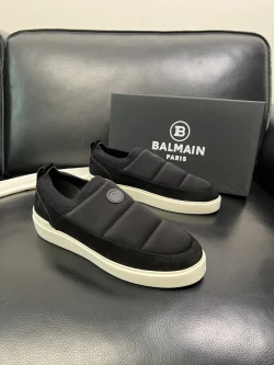 Balmain Quilted Slip-On Sneaker "Black"