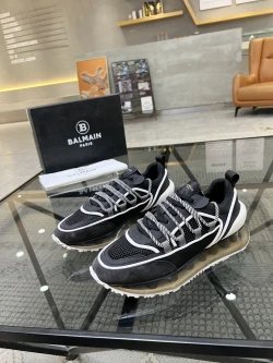 Balmain B-Runner Mesh Sneaker "Black/White"