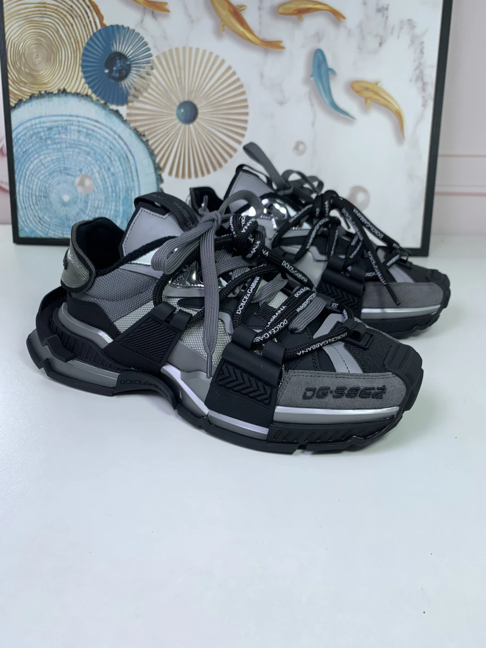 D&G Air Master Sneaker "Black/Grey" - image