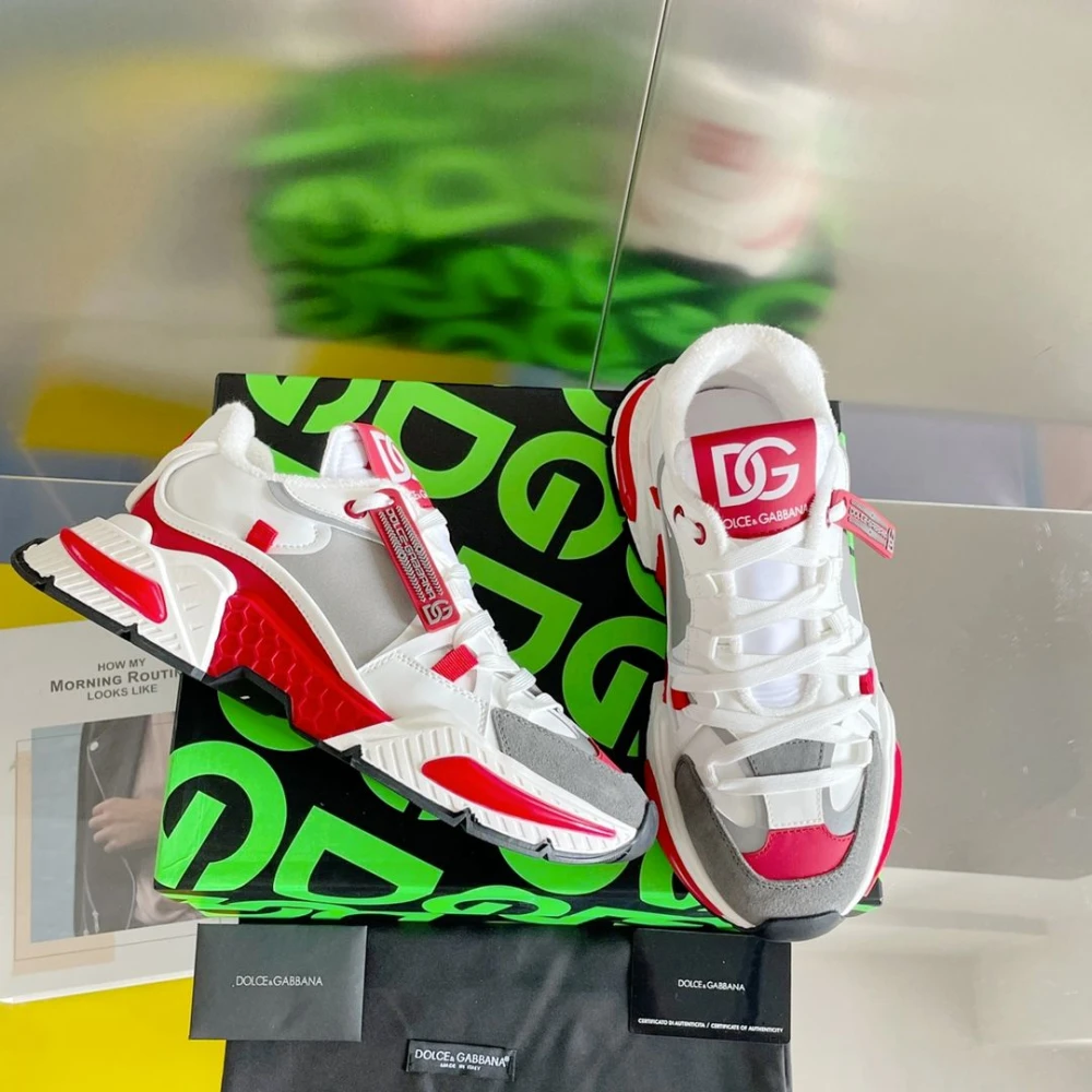 D&G Airmaster Sneaker "White/Red" - image