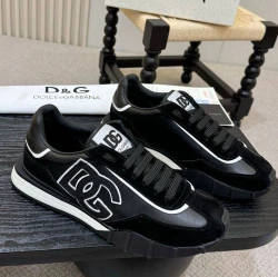D&G DG Logo Sneaker "Black/White"