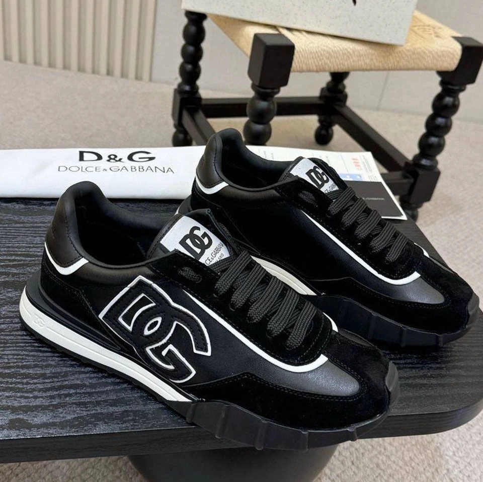 D&G DG Logo Sneaker "Black/White" - image