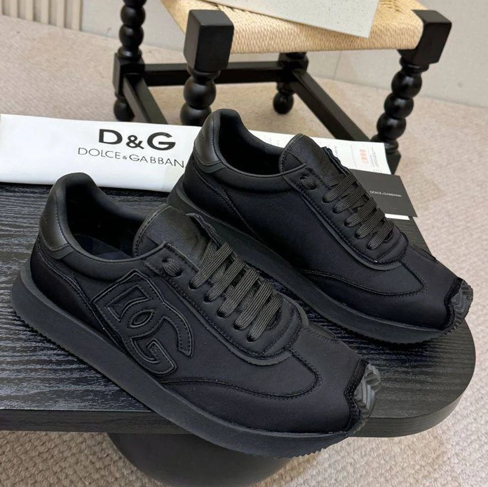 D&G DG Logo Sneaker "Triple Black Technical" - image