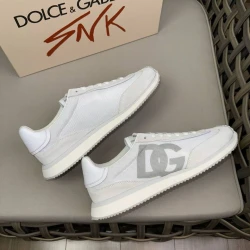 D&G DG Logo Mesh Sneaker "White/Grey"