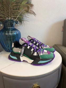 D&G Airmaster Mixed-Material Sneaker "Multicolor"