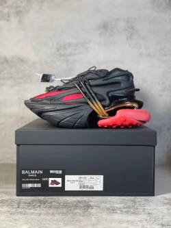 Balmain Unicorn Sneaker ''Black/Red''