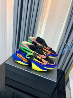 Balmain Unicorn Sneaker "Black/Multicolor"