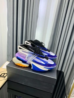 Balmain Unicorn Sneaker "Blue/Purple/White"