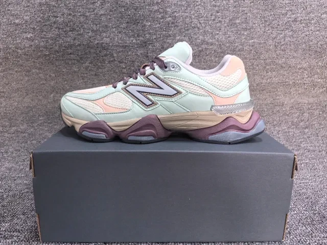 New Balance 9060 "Mint/Sea Salt/Burgundy" - image