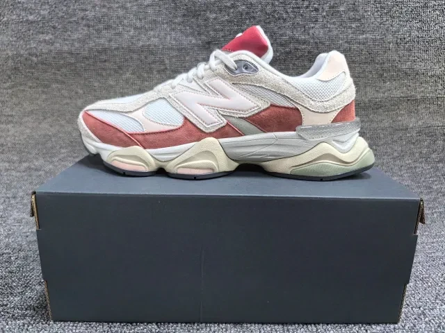 New Balance 9060 "Cream/Clay Red/Grey" - image