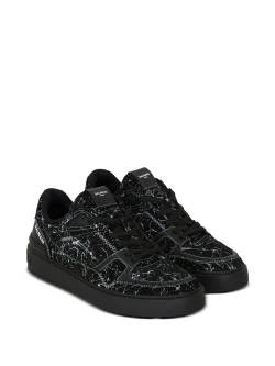 Balmain "B-Court" Sneakers with Constellation Print