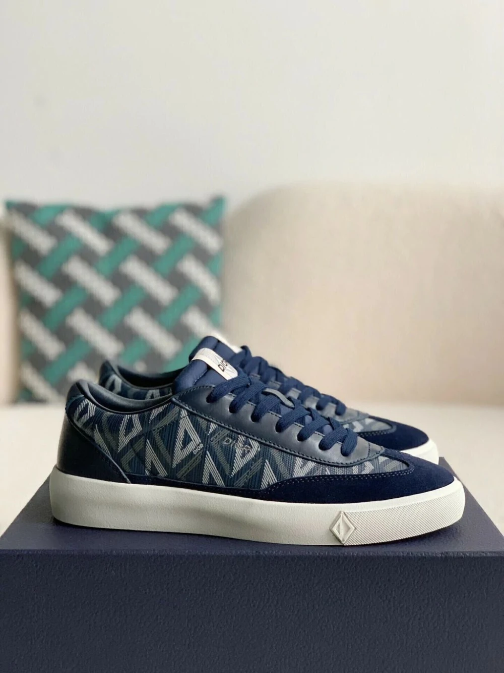 Dior B23 Low / Brown / Light Grey / Grey - image