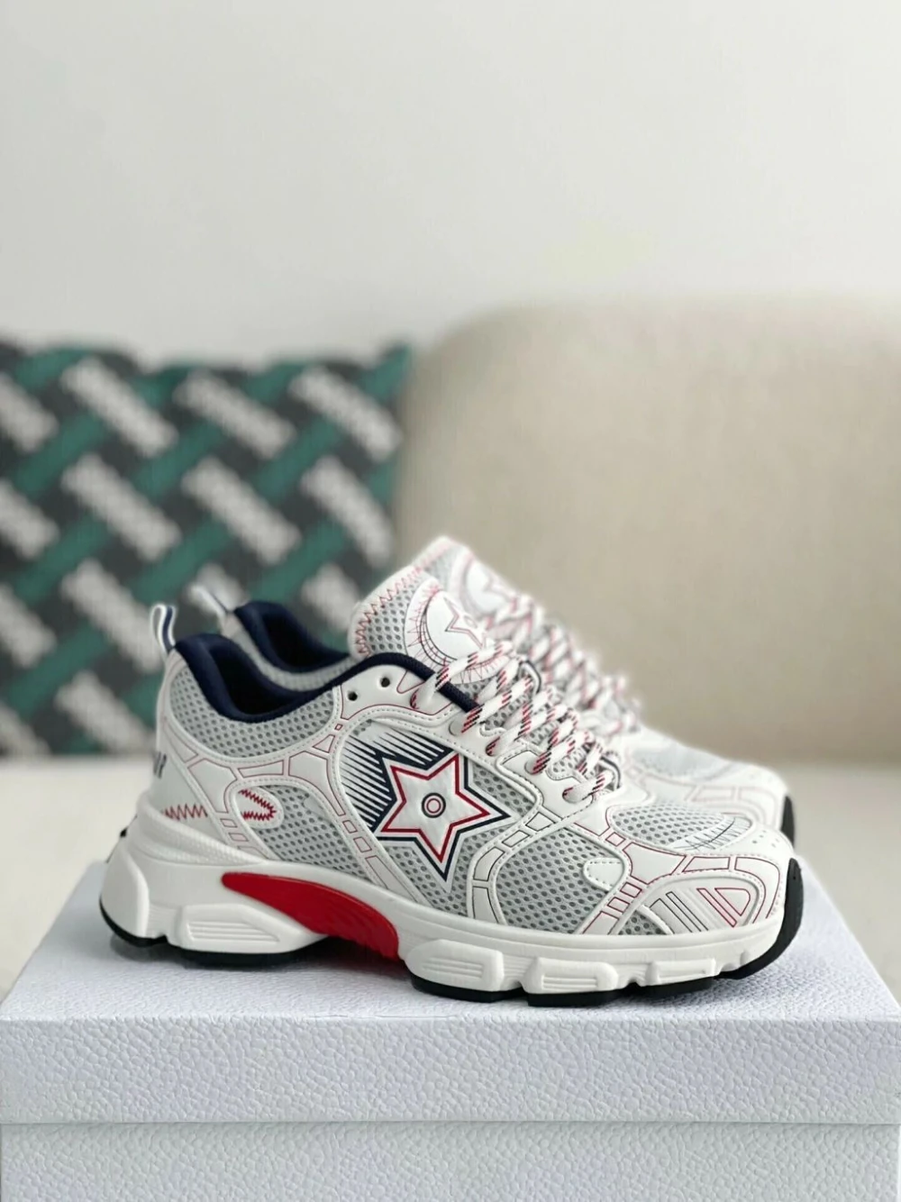 Dior Running1 / Light Grey / Grey / Brown - image