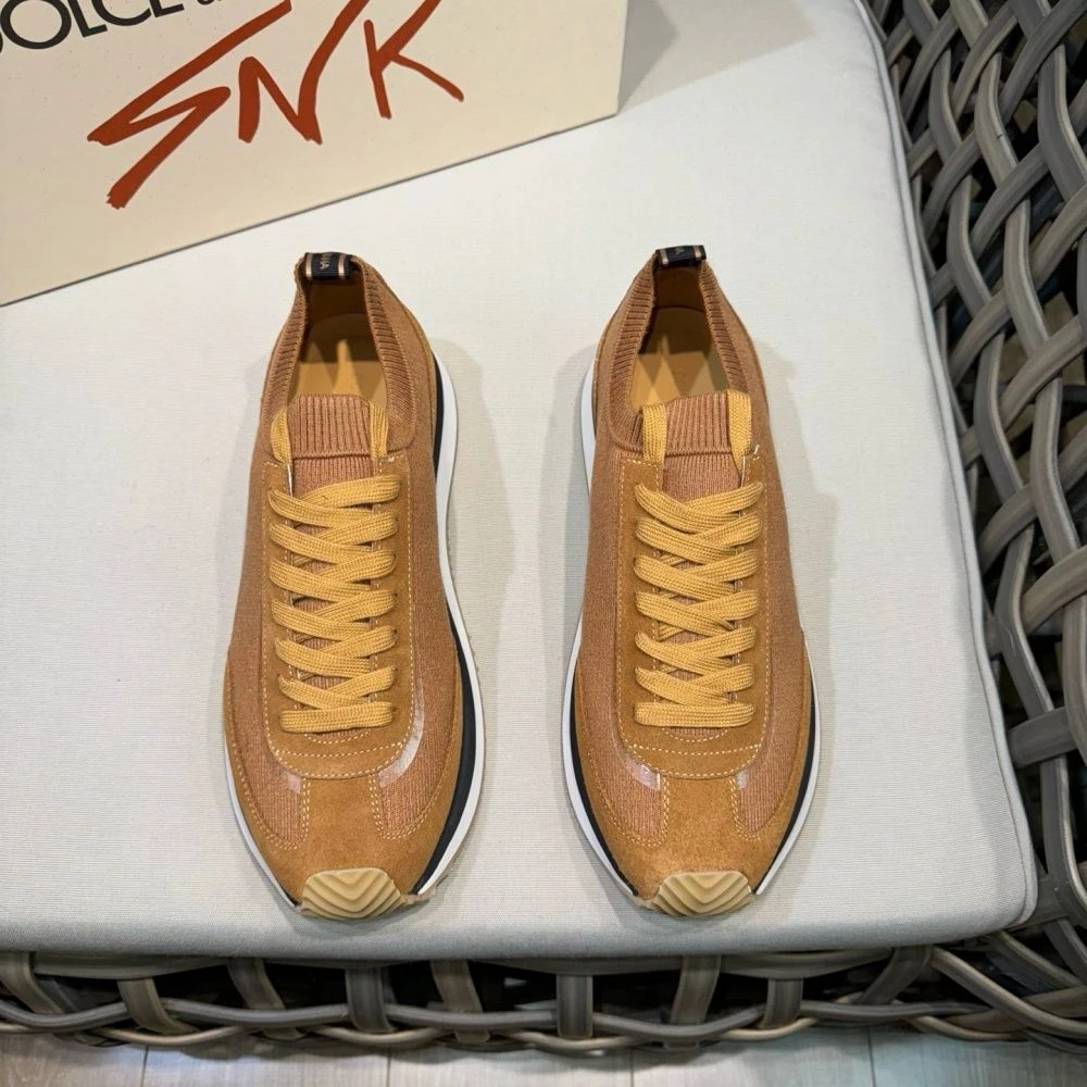 D&G Cushion Sneaker / Brown / Red - image