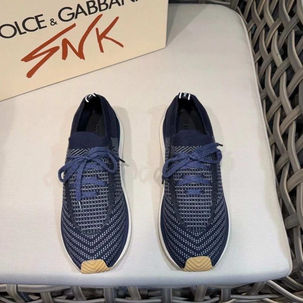 D&G Cushion Sneaker / Black / Beige - image