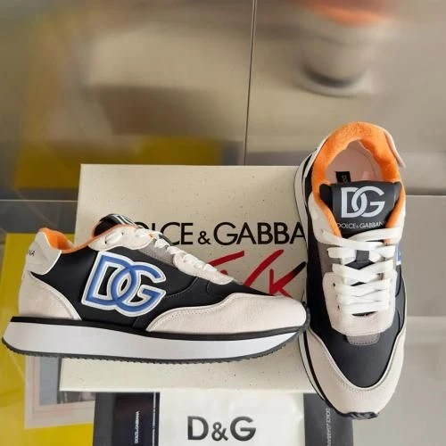 D&G Sneaker / Beige / White - image
