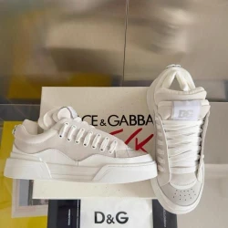 D&G Sneaker / Beige / White