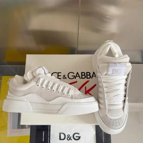 D&G Sneaker / Beige / White - image