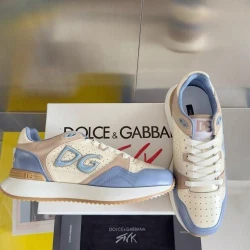 D&G Sneaker / Beige / White
