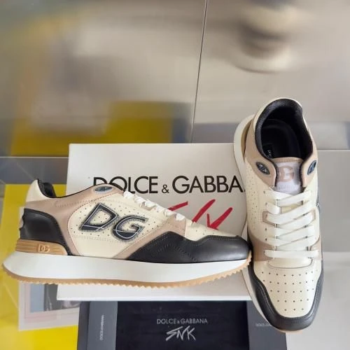 D&G Sneaker / Beige / White - image