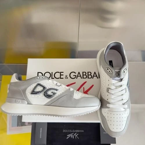 D&G Sneaker / Beige / White - image