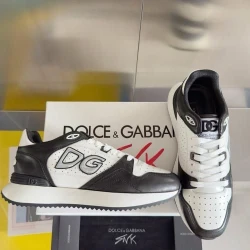 D&G Sneaker / White / Beige