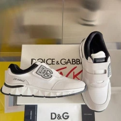 D&G Sneaker / Beige / White