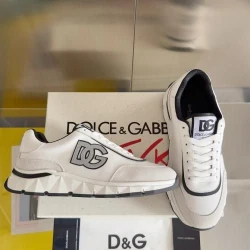 D&G Sneaker / Beige / White
