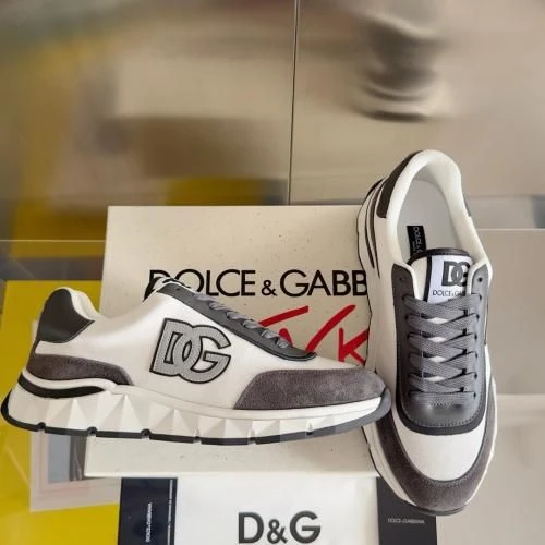 D&G Sneaker / Beige / White - image