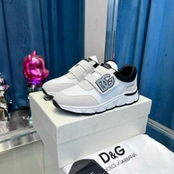 D&G Sneaker / White / Beige