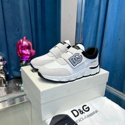 D&G Sneaker / White / Beige - image