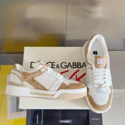 D&G Sneaker / White / Beige