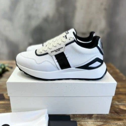 D&G Sneaker / White / Beige