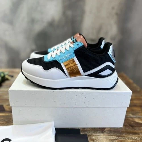 D&G Sneaker / White / Beige - image