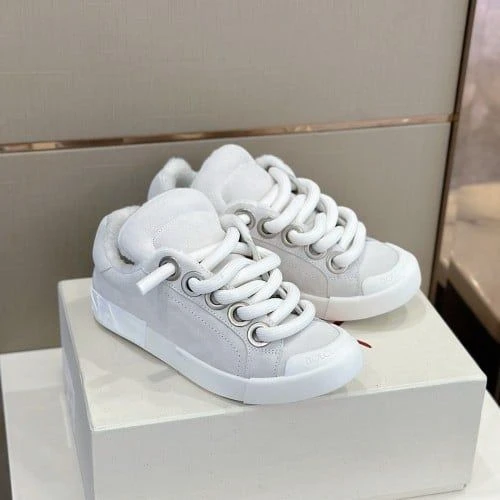 D&G Sneaker / White / Beige - image