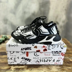 D&G Sneaker / White / Navy
