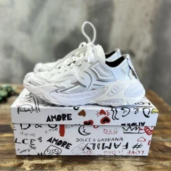 D&G Sneaker / White / Beige